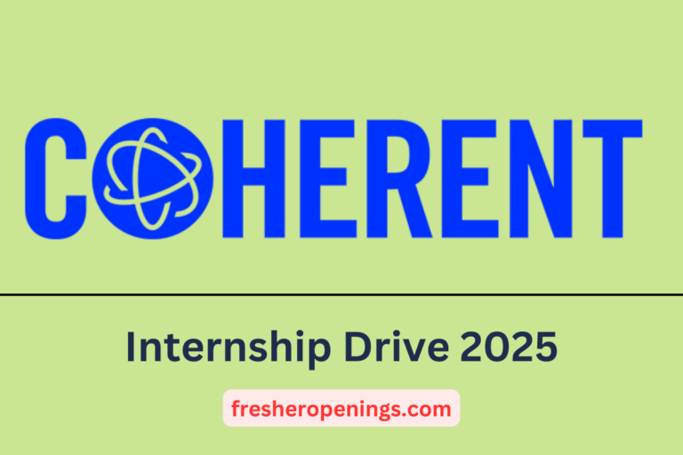 Coherent Corp Internship Drive 2025