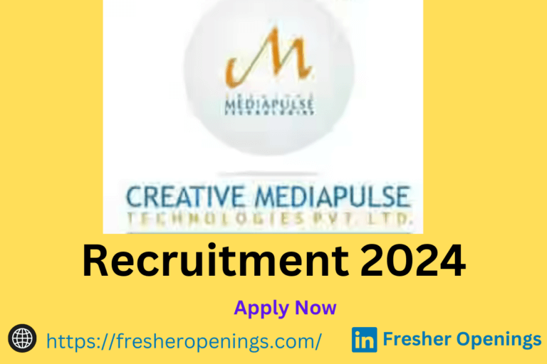 Creative Mediapulse Technologies recruitment Drive 2024