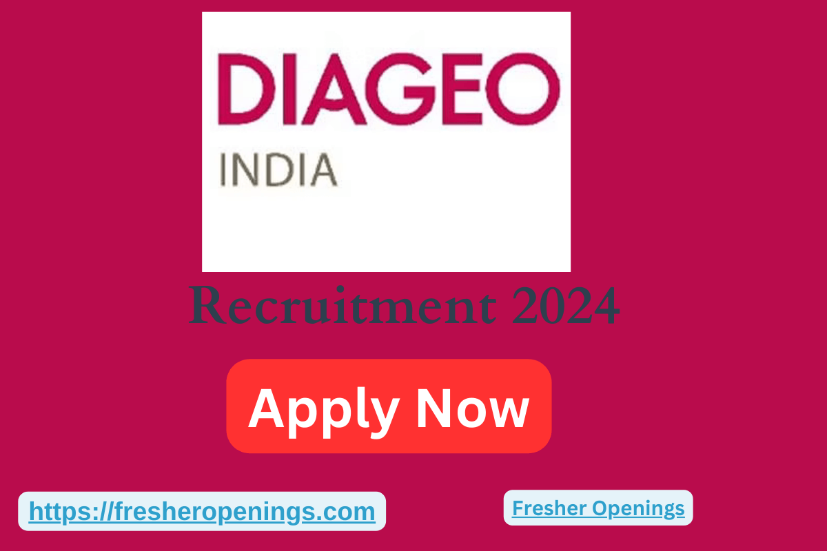 DIAGEO India Internship Job Drive 2024