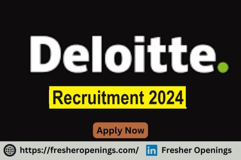 Deloitte Recruitment for Financial Analyst 2024