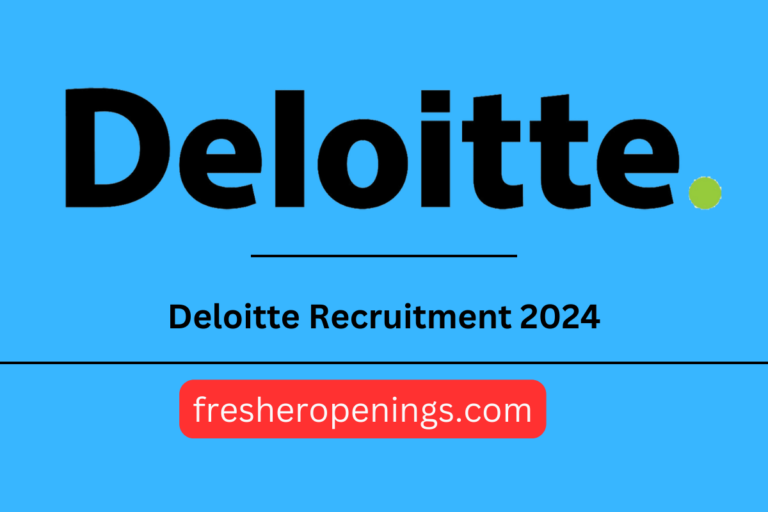Deloitte Jobs for Freshers 2024