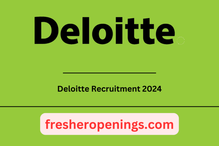 Deloitte Recruitment Drive 2024