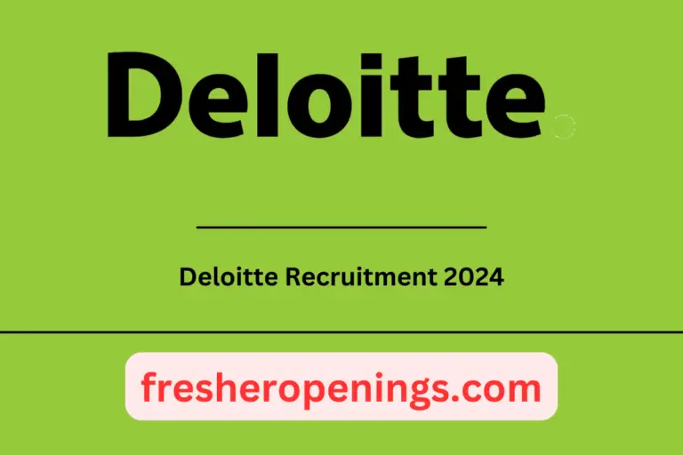 Deloitte Recruitment Drive 2024