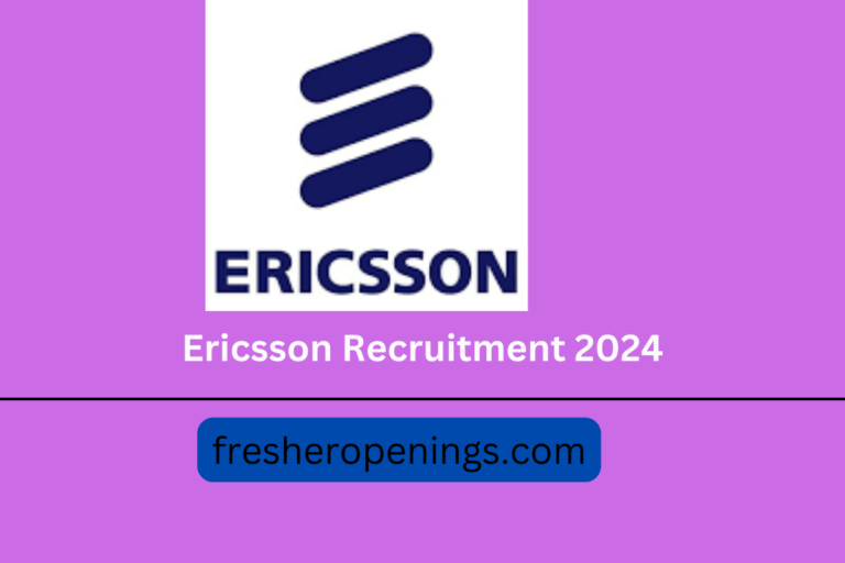 Ericsson Off Campus 2024 For Freshers Recruiting as Associate Engineer