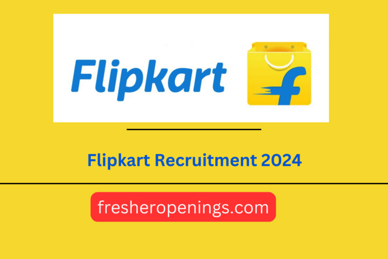 Flipkart Recruitment 2024