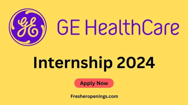 GE Healthcare Internship 2024