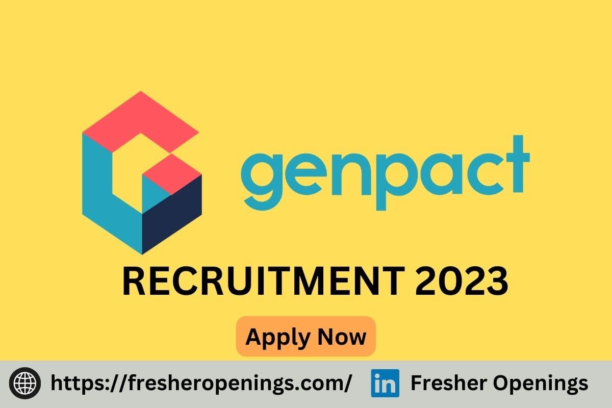 Genpact Fresher Jobs 2023-2024