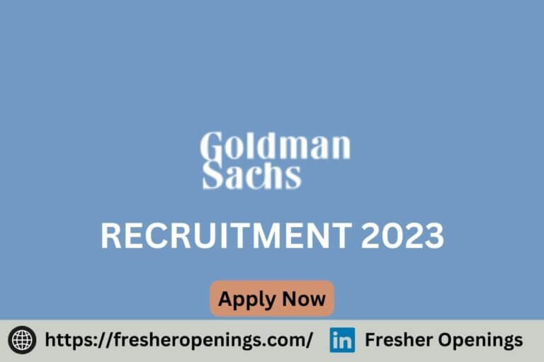 Goldman Sachs Jobs 2023-2024