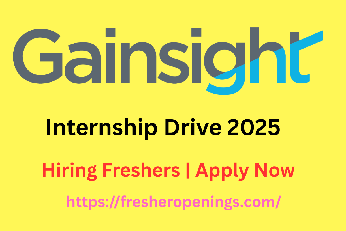 Gainsight Internship Drive 2025