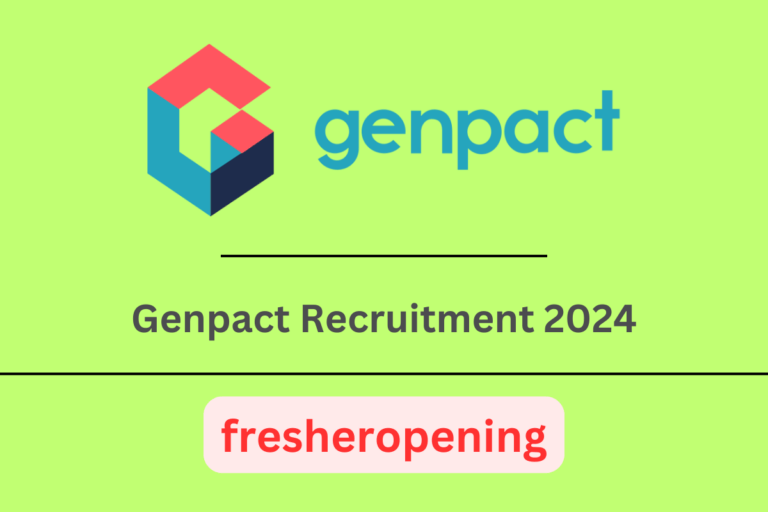 Genpact Jobs for Freshers 2024