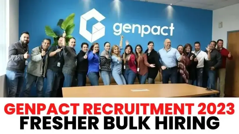 Genpact Mega Walkin Interview 2023