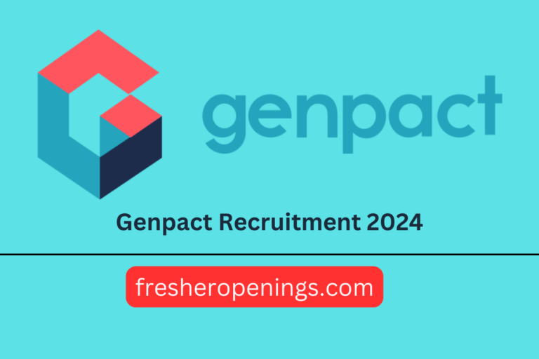 Genpact Recruitment Drive 2024