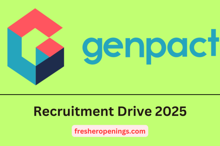 Genpact Virtual Walk-in Drive 2025 for Freshers Employee