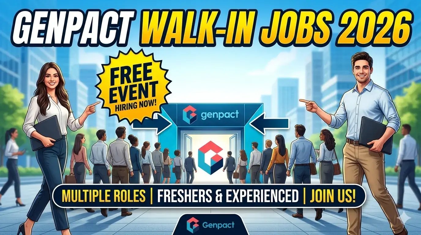 Genpact Walk-in Drive 2026