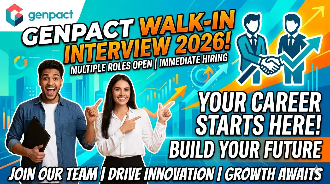 Genpact Walk-in Interview 2026