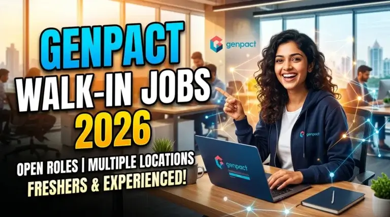 Genpact Walk-in Jobs 2026