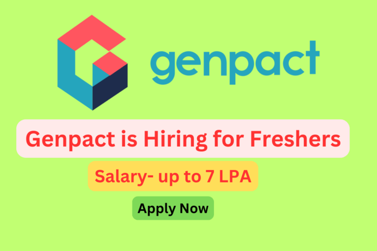 Genpact is Hiring Freshers for Voice Process