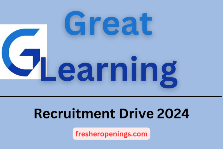 Great Learning Recruitment 2024