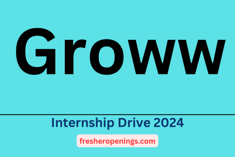 Groww Internship Drive 2024
