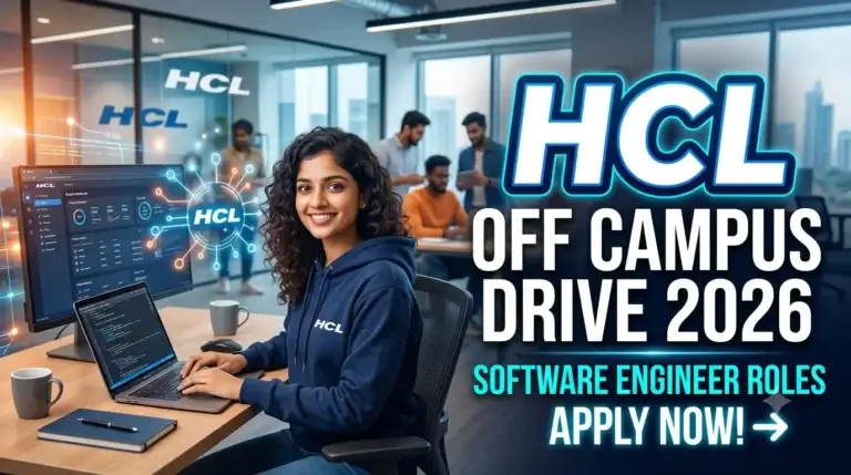 HCL Off Campus Drive 2026