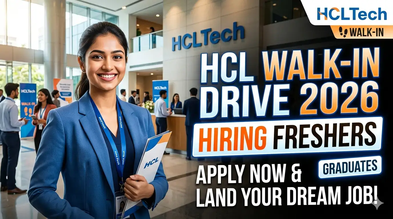 HCL Walk-in Drive 2026