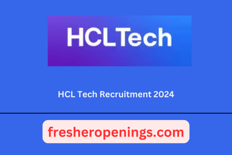 HCLTech Recruitment Jobs 2024