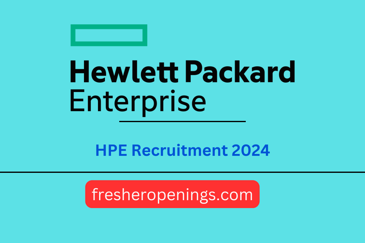 HPE Recruitment 2024