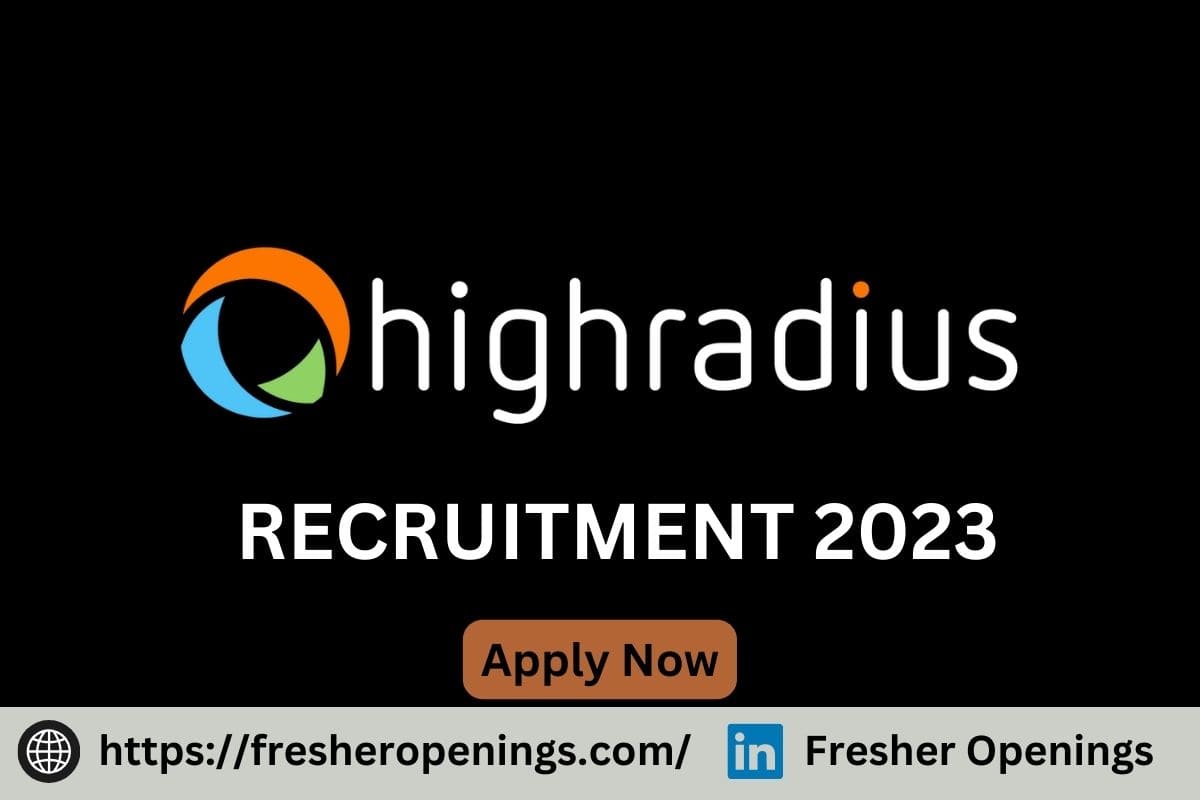 HighRadius Careers India 2023-2024