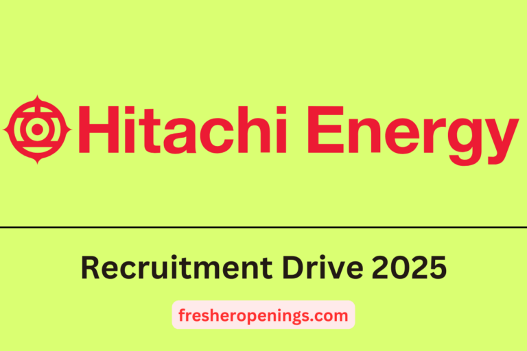 Hitachi Energy Recruitment 2025