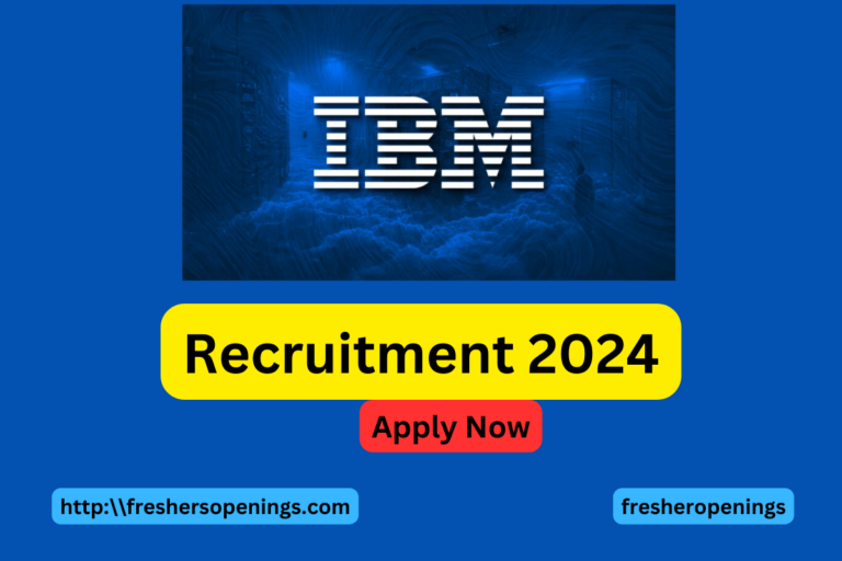 IBM Freshers Recruitment Drive 2024