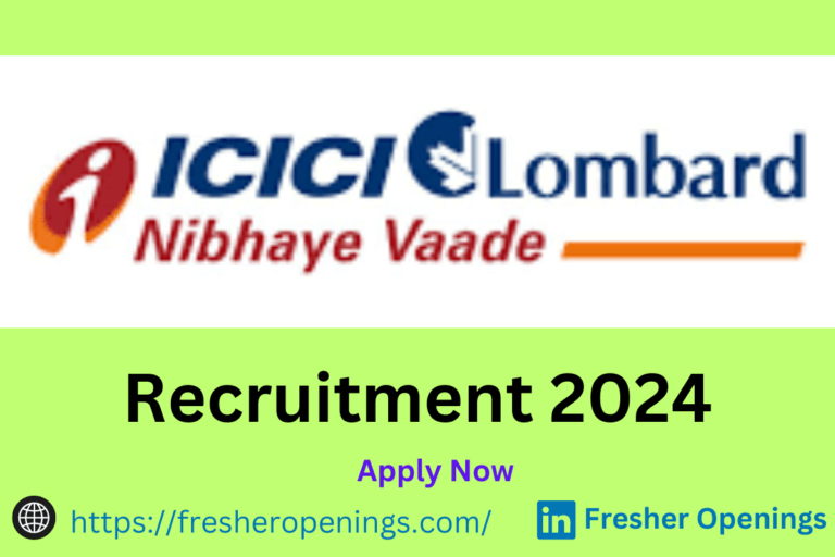 ICICI Lombard Off Campus Recruitment Drive 2024