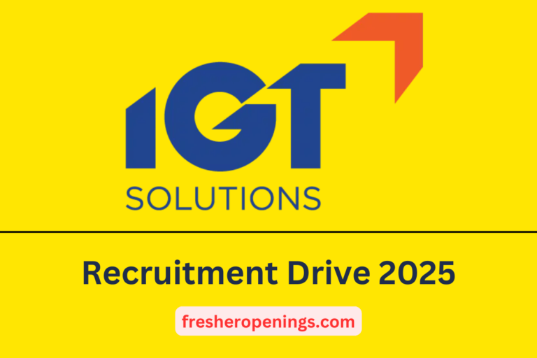 IGT Solutions Walk-in Opportunity 2025