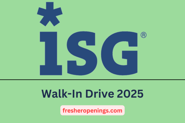 ISG Walk-in Drive 2025