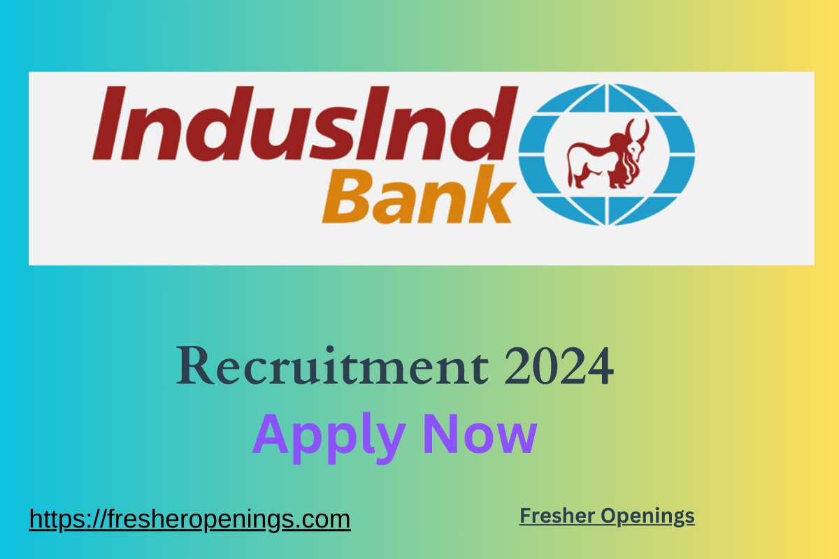 IndusInd Bank Careers Walk-in Drive 2024
