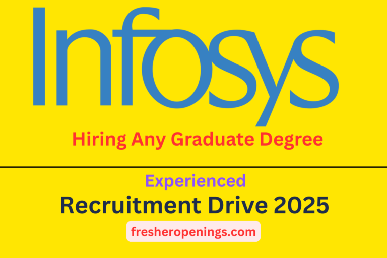 Infosys BPM Walk-in for Freshers 2025