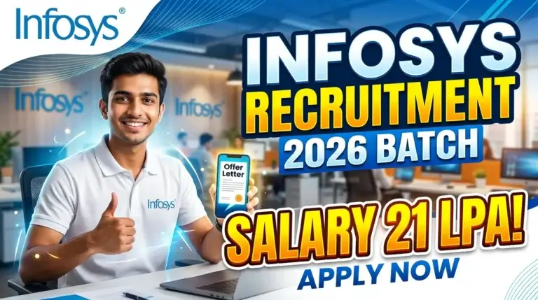 Infosys Recruitment for 2026 Batch