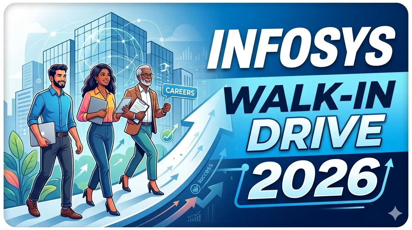 Infosys Walk-in Drive 2026