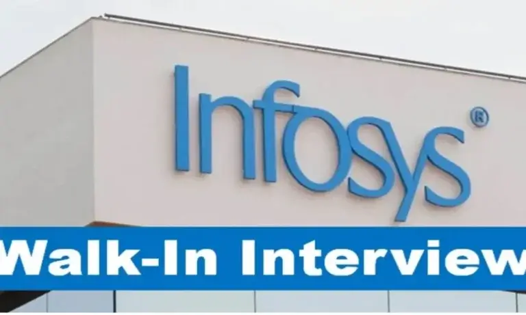 Infosys Walk-in Drive 2025 Registration