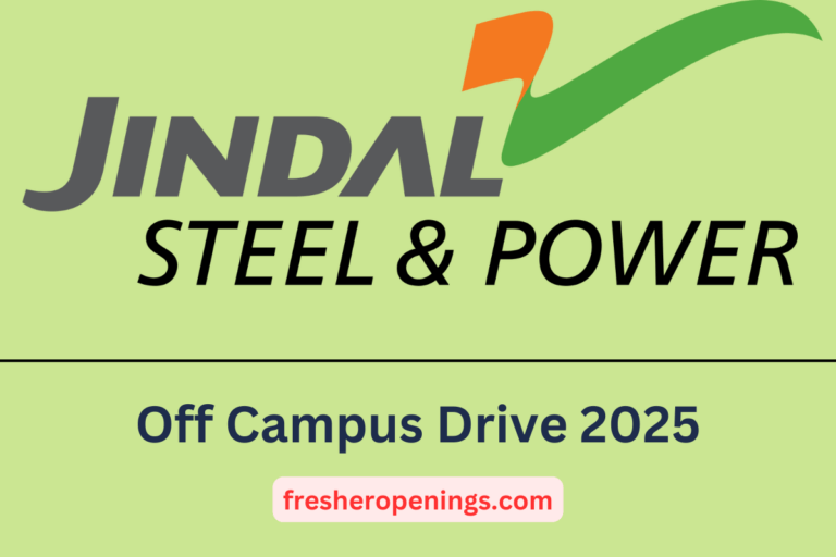 Jindal Group Recruitment 2025 for Freshers