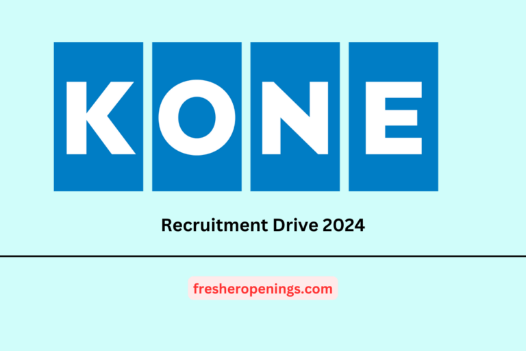 KONE Recruitment 2024