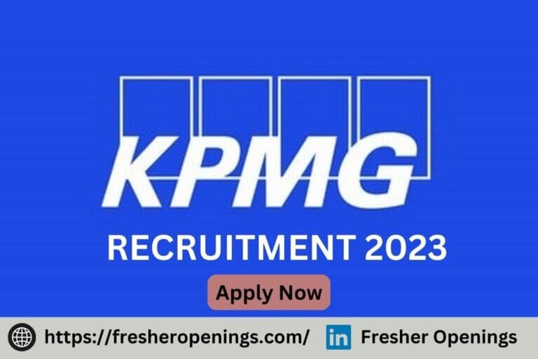 KPMG Jobs for Freshers 2023-2024 | Hiring as Assistant Manager | Apply Today