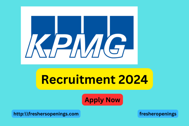 KPMG Freshers Hiring Drive 2024
