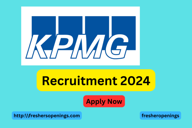 KPMG Freshers Recruitment 2024