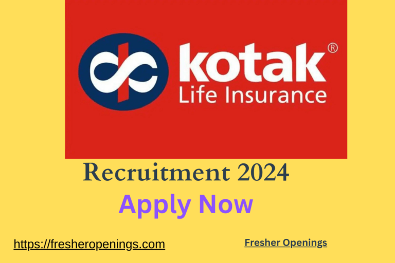 Kotak Life Insurance Walk-in Recruitment 2024