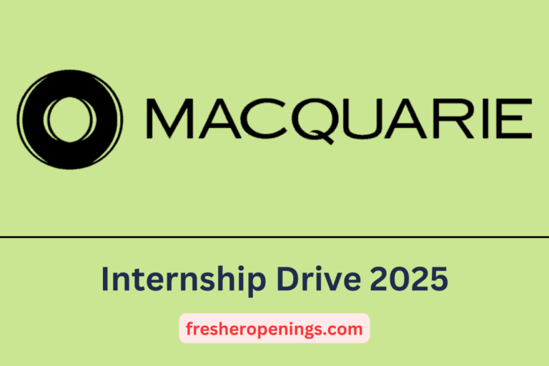 Macquarie Internship Drive 2025