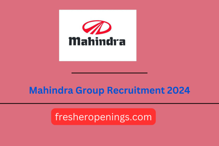Mahindra Group Internship 2024