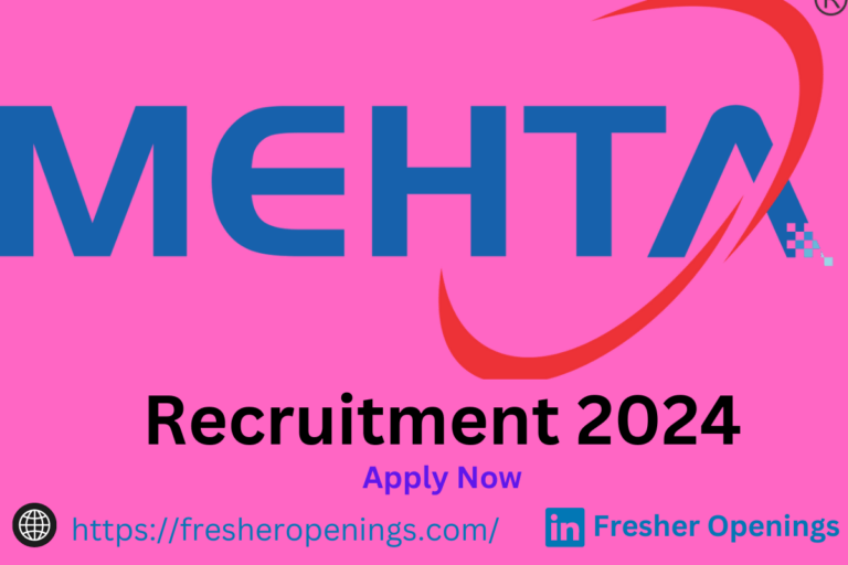 Mehta Hitech Walk-in Recruitment 2024