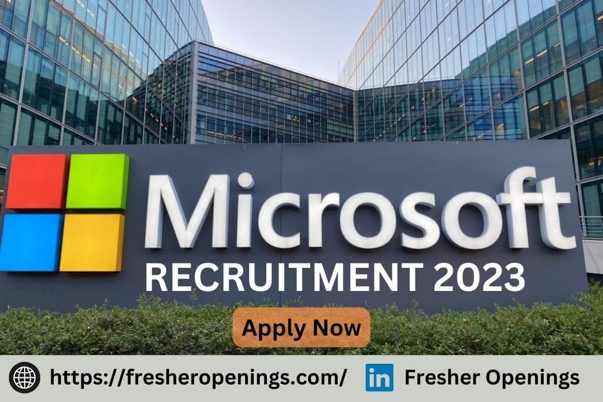 Microsoft Jobs India 2023-2024