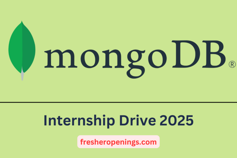 MongoDB Internship Drive 2025