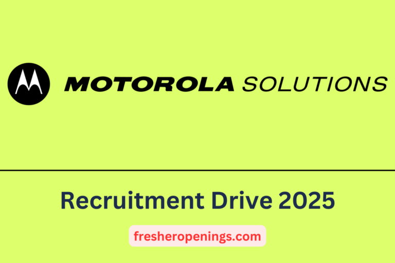 Motorola Hiring 2025 for Freshers employees